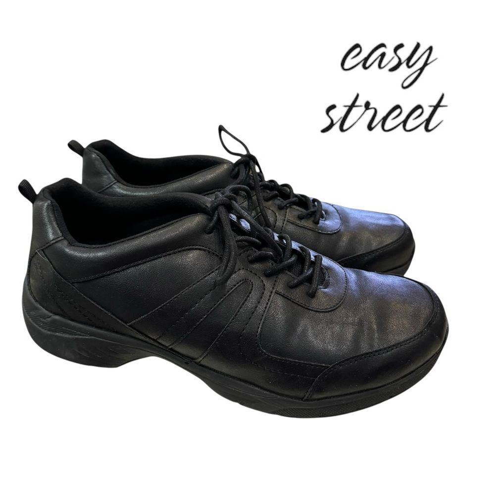 Easy Works by Easy Street Women's Paprika Black Work Sneakers 12 12W
